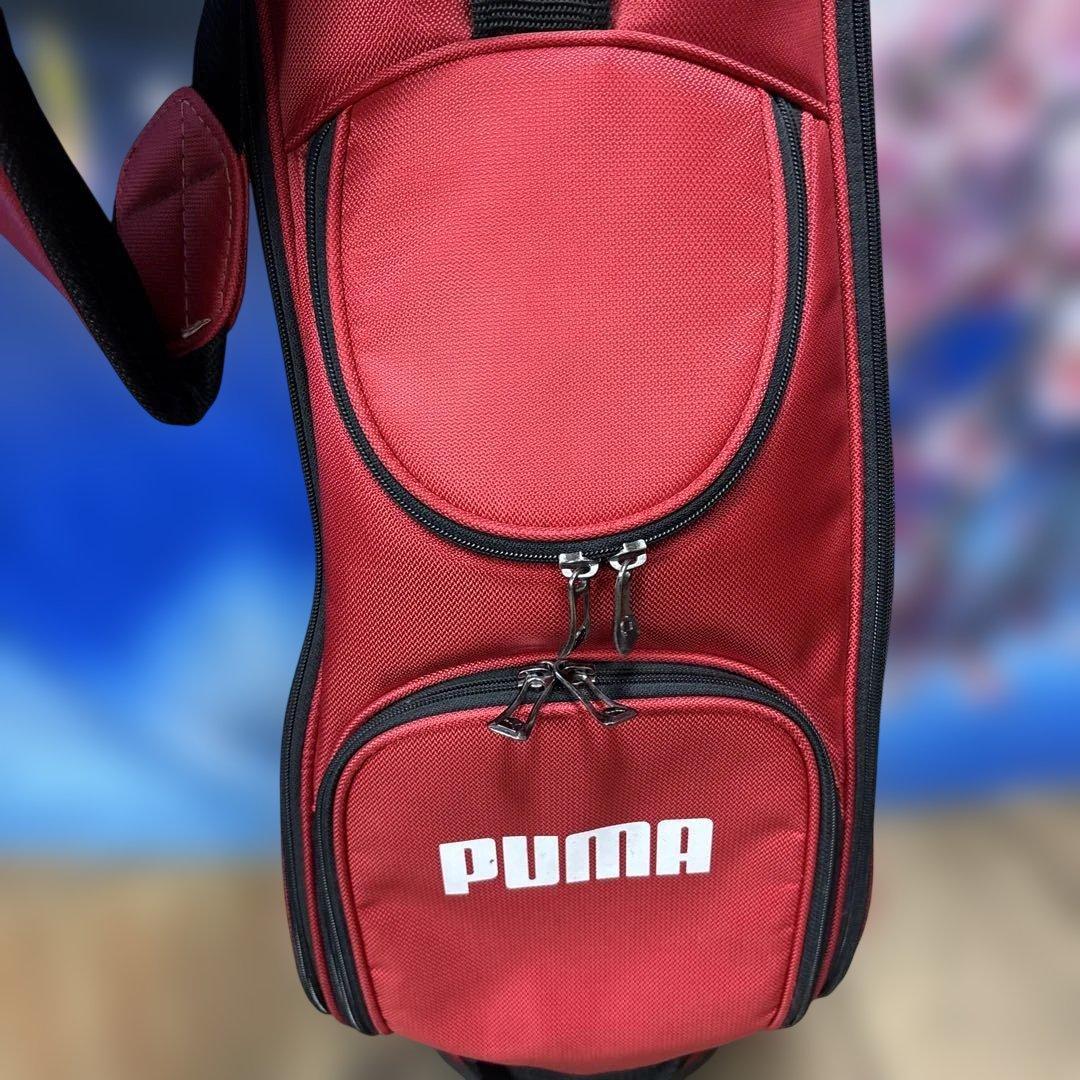 寶BX-1233 PUMA プーマ キャディバッグ 軽量 レッド/ブラック