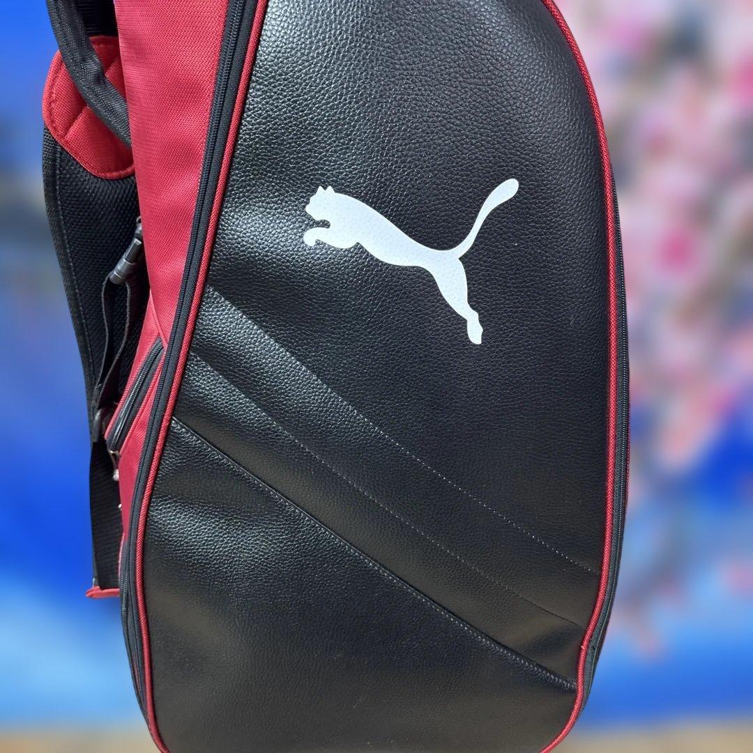 寶BX-1233 PUMA プーマ キャディバッグ 軽量 レッド/ブラック
