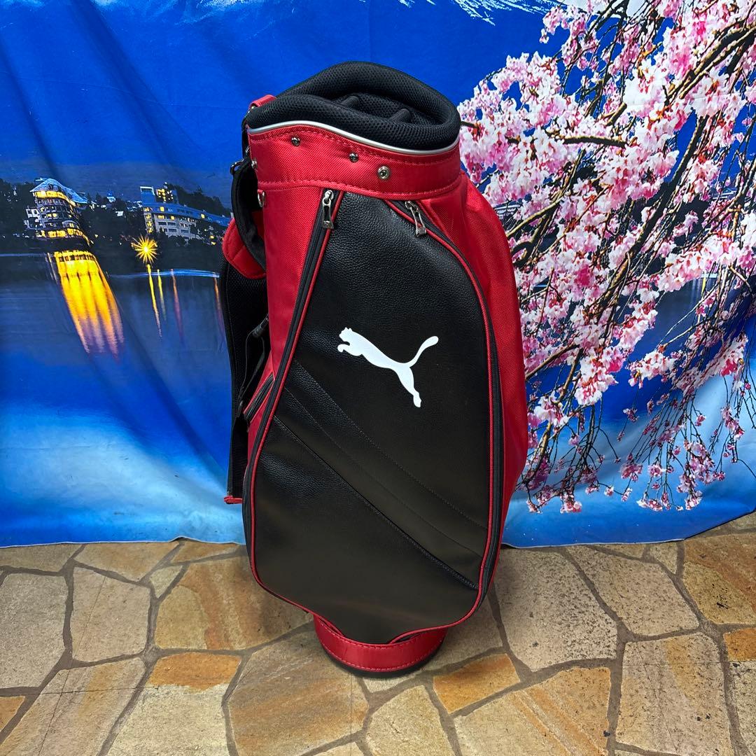 寶BX-1233 PUMA プーマ キャディバッグ 軽量 レッド/ブラック