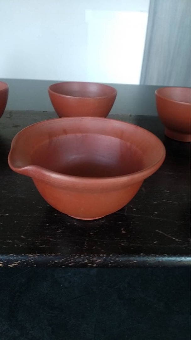 古備前　備前　煎茶器　煎茶碗　　湯冷し　急須　中国美術　茶道具　古美術