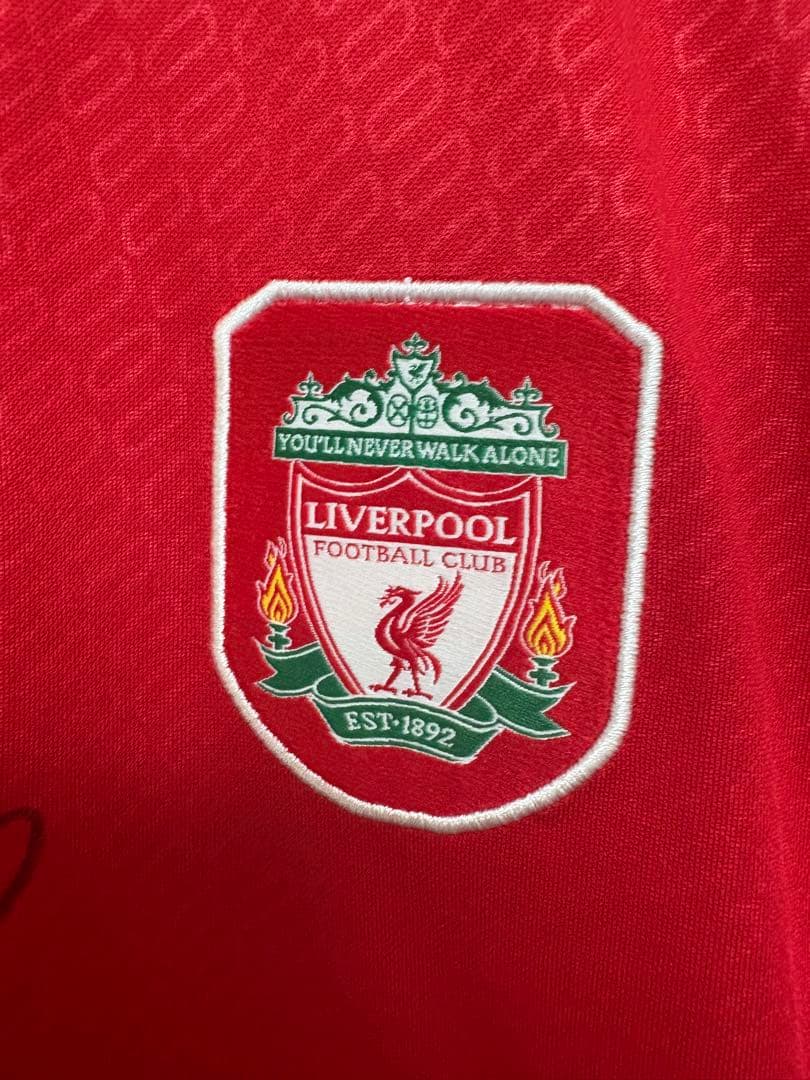 ジェラード　サイン入りユニフォームLiverpool FC イスタンブール