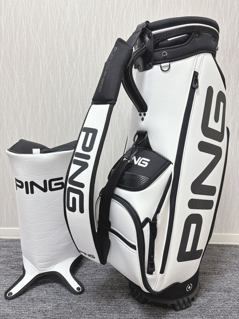 超美品❗️PING 9.5型 キャディバッグ ビックロゴ 大変希少なモデル