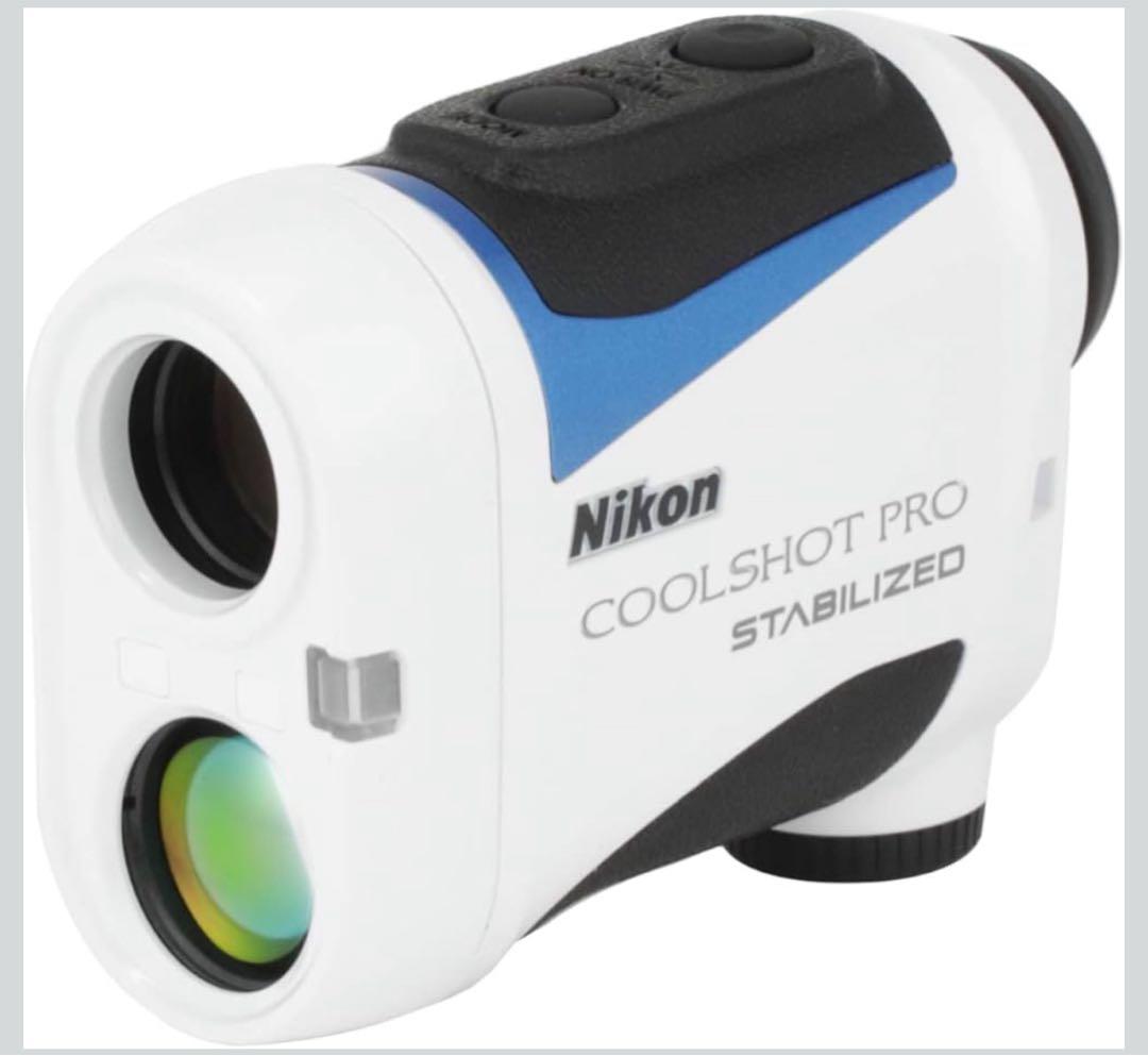 Nikon COOLSHOT PRO ゴルフ用距離計スタビライザー 電池2つ付き
