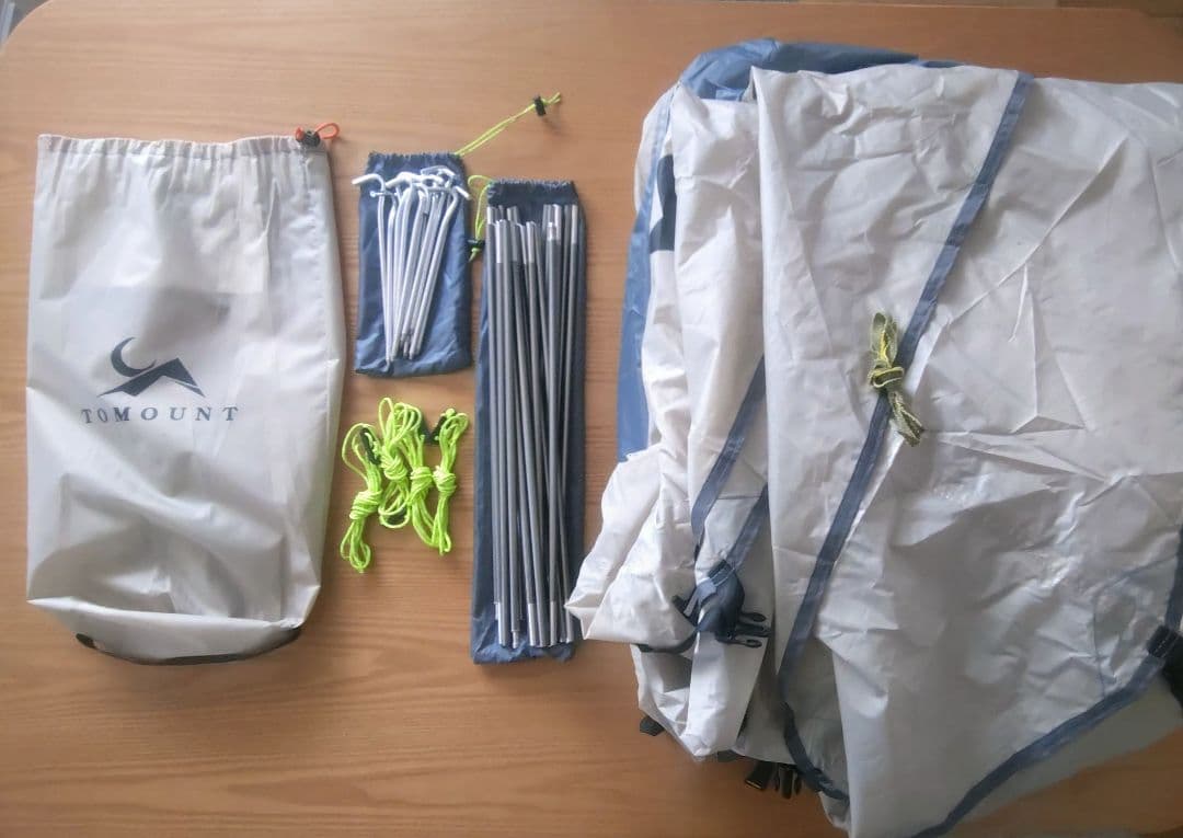 TOMOUNT キャンプテント 軽量 2〜3人用