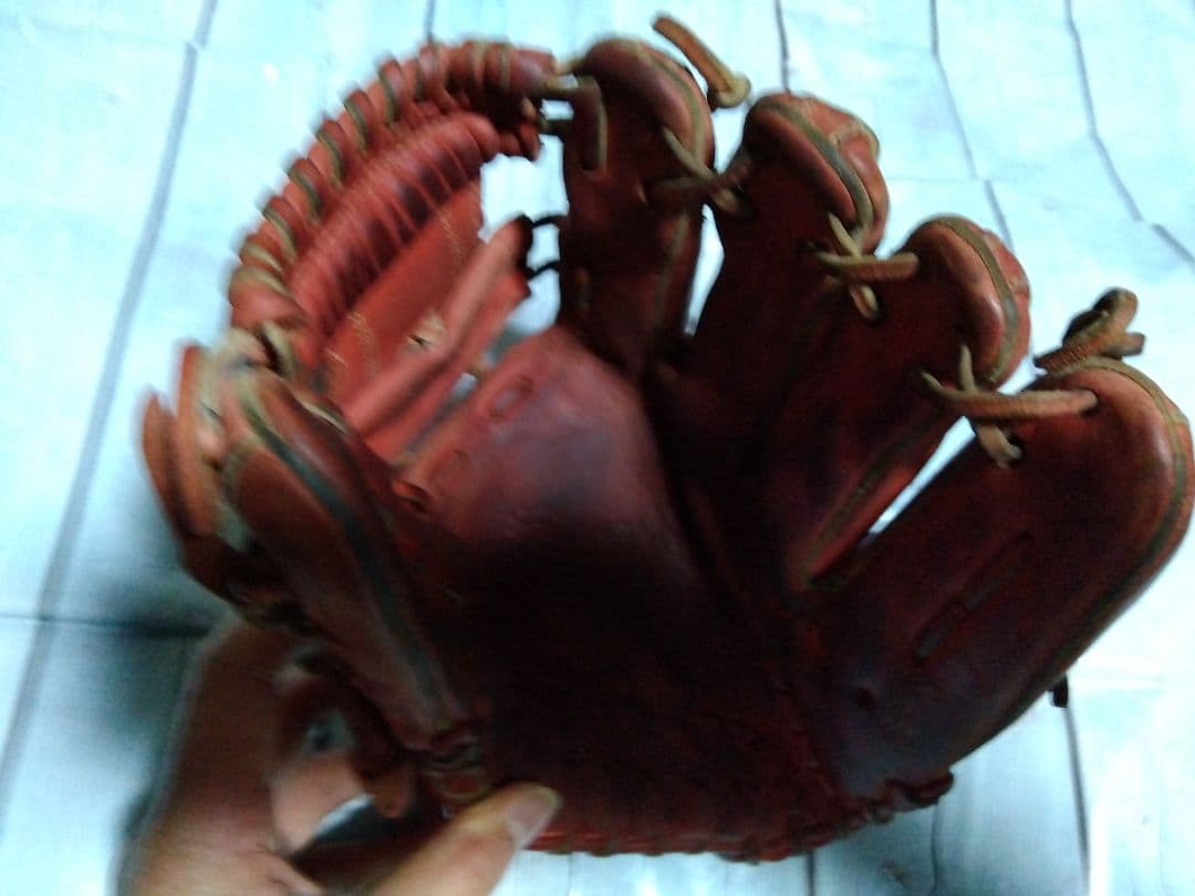 ミズノ　グローバルエリート　軟式内野手用グラブ　グローブ　レッド