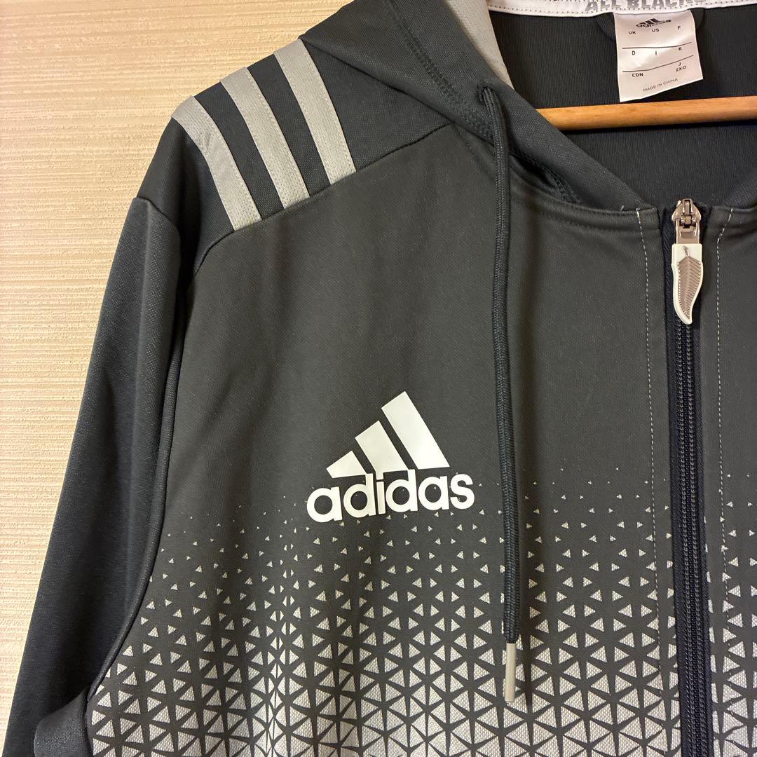 adidas ALL BLACKS ウォームアップウェア パーカー　2XO