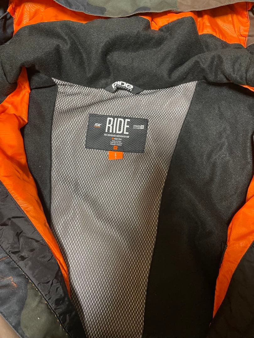 RIDEスノボウェア　男性用Ｌ【美品】