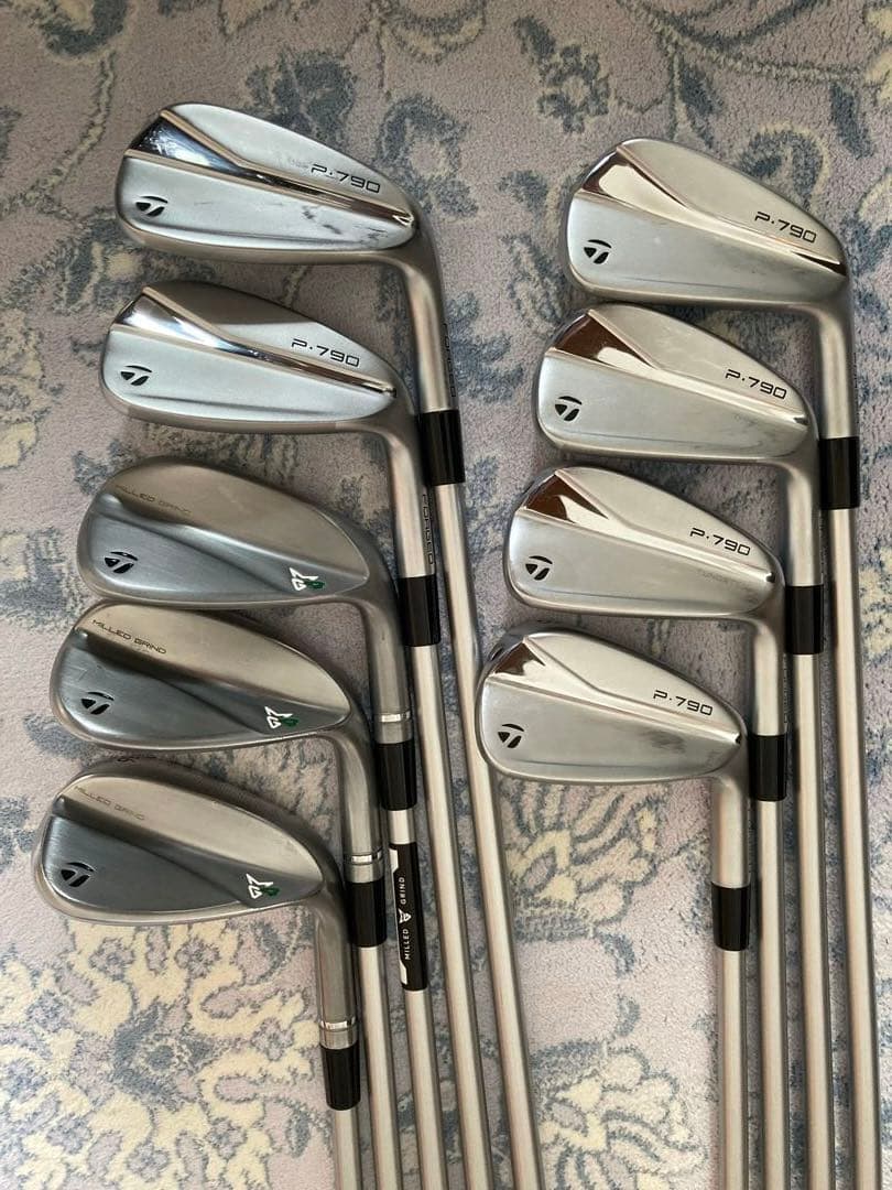 TaylorMade P790(2021)アイアン&MG4ウエッジ9本セット