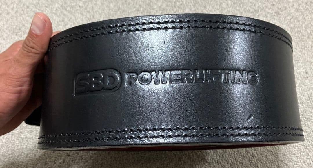 SBD POWERLIFTING トレーニングベルト ブラック
