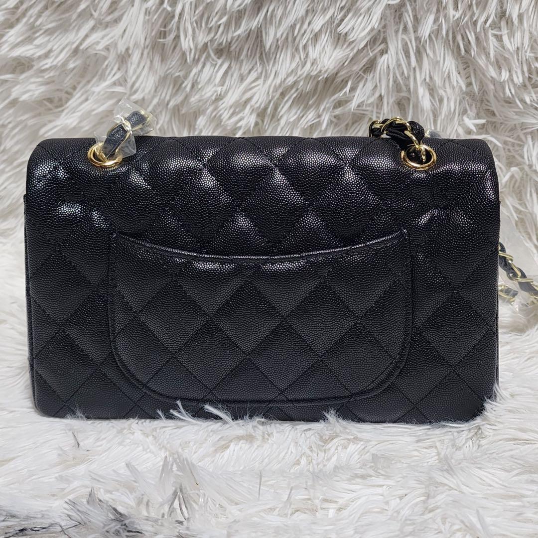 A*様 CHANEL トートバッグ　シルバーチェーン　黒
