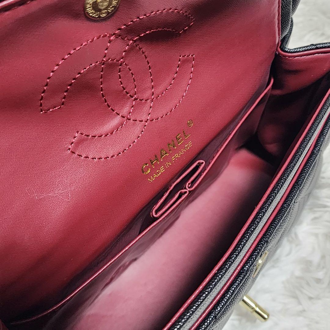 A*様 CHANEL トートバッグ　シルバーチェーン　黒