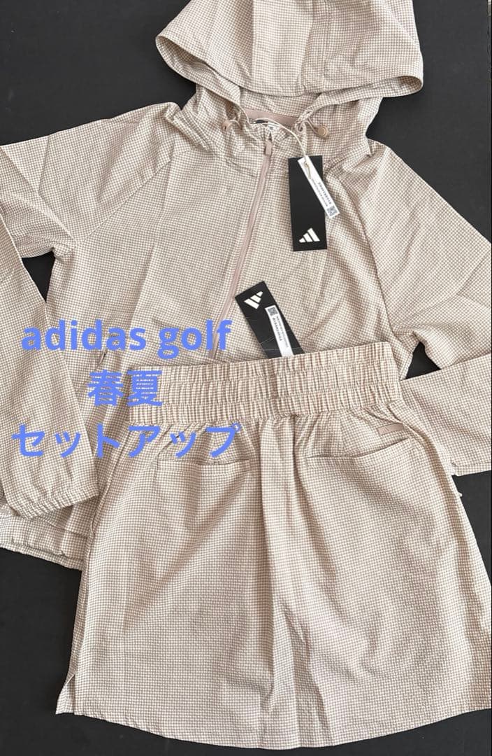 S 新品即日発送定価20900円　アディダスゴルフ　レディース　春夏セットアップ