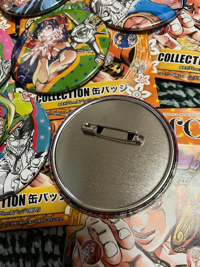 公*o様 ジョジョの奇妙な冒険缶バッジセット