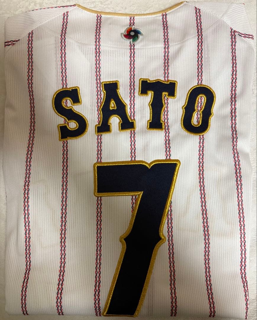 佐藤輝明 WBC2026 レプリカユニフォーム ホーム Lサイズ
