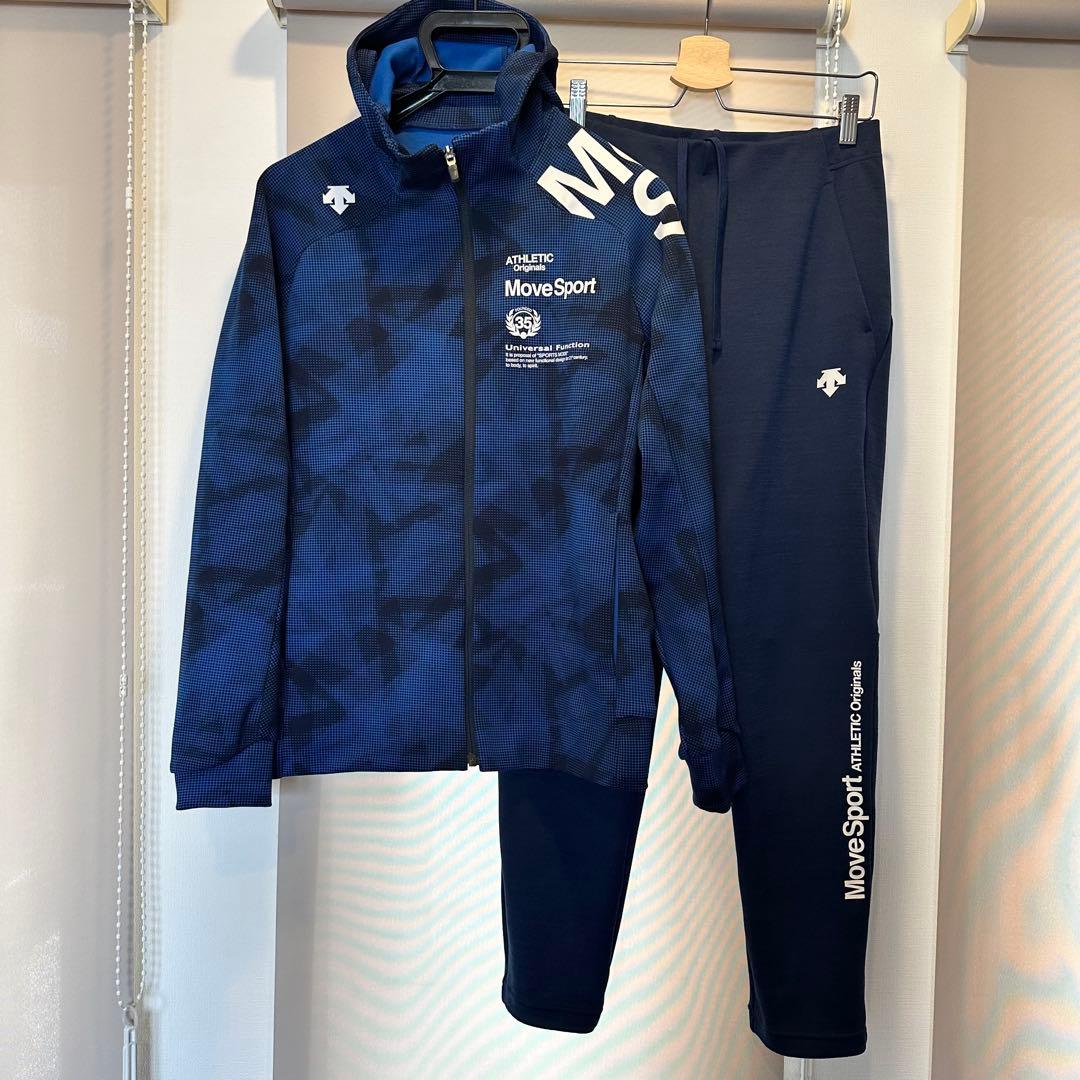 MoveSport スウェットフルジップパーカー／パンツ／Tシャツコーデ3点