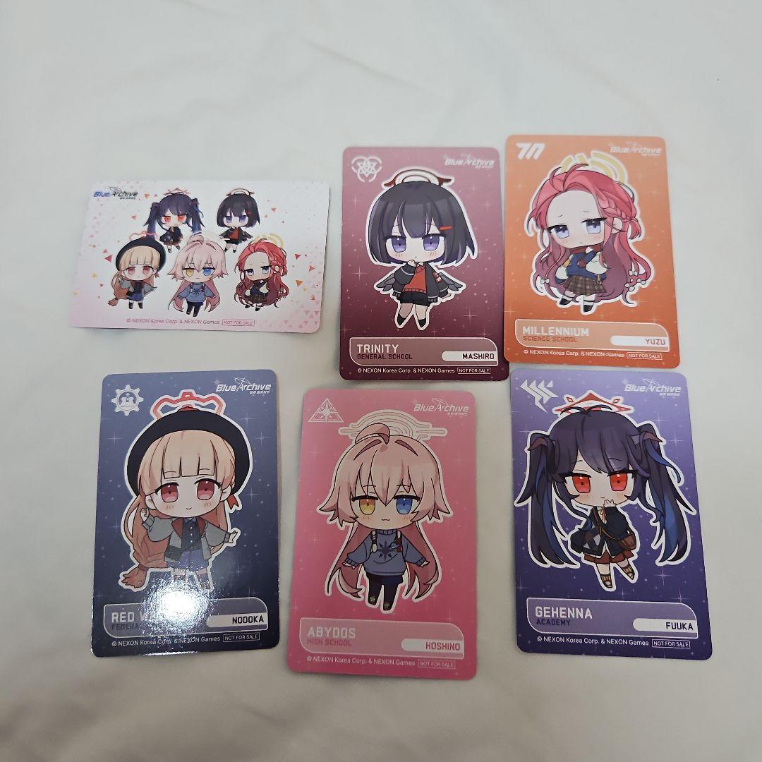 ブルアカ 4周年 購入特典 カード 韓国 ブルーアーカイブ korea