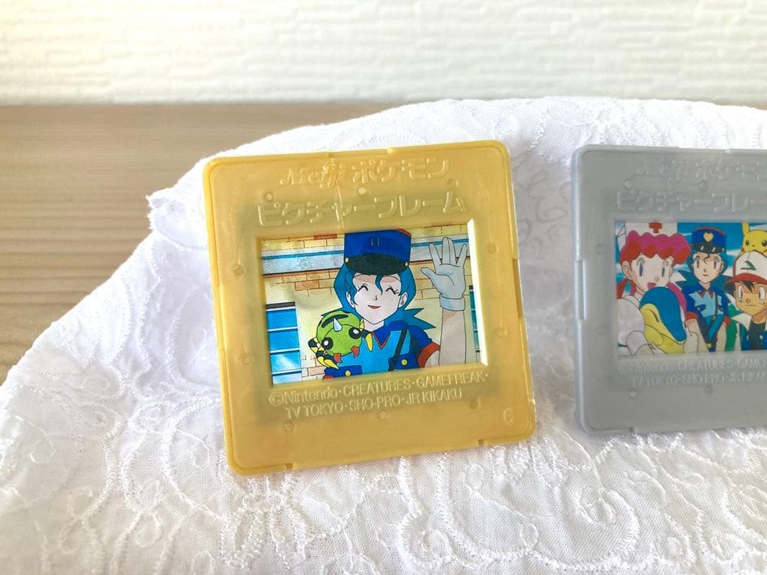 Meiji ポケモン ピクチャーフレーム 3点 #ピカチュウ、ヒノアラシ、サトシ