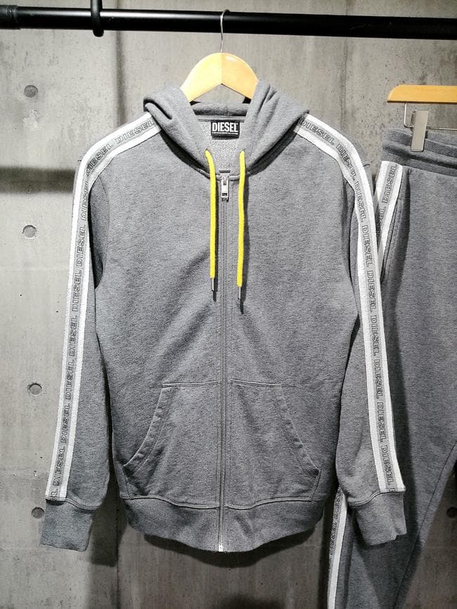 DIESEL ディーゼル サイドロゴ スウェット セットアップ S 上下セット