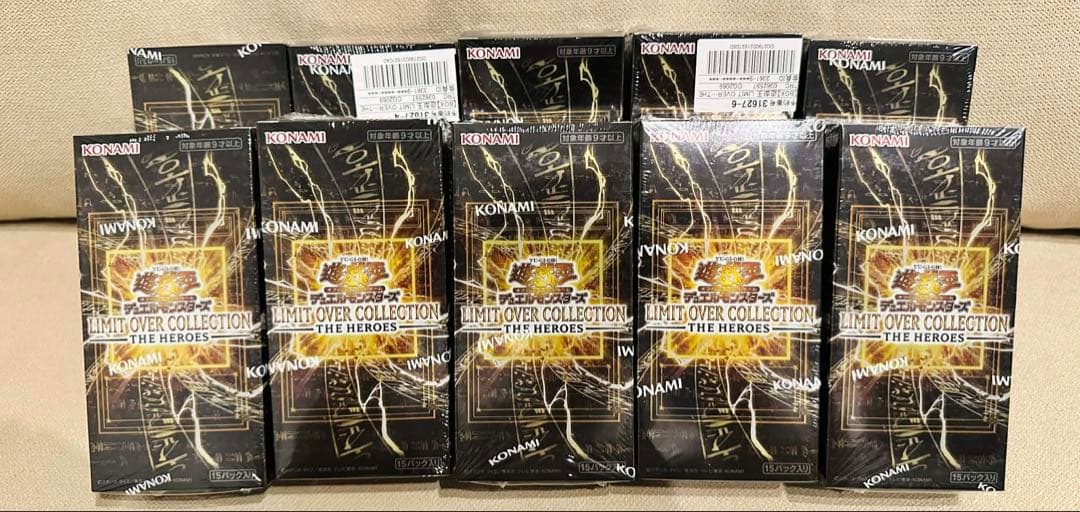 未開封シュリンク付き美品 遊戯王THE HEROES 10セット