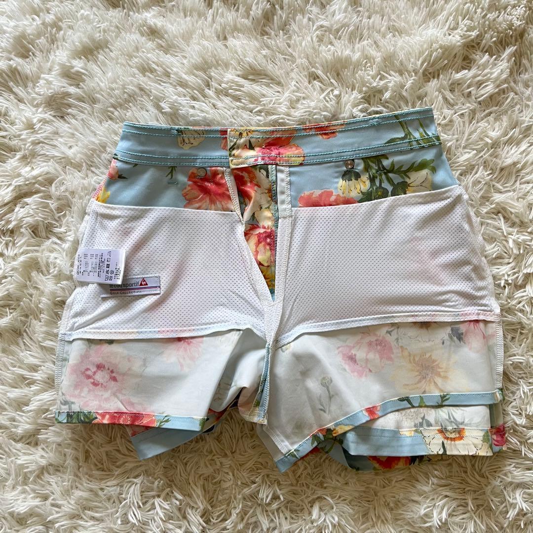 美品 le coq sportif ゴルフ レディース スカート花柄 9