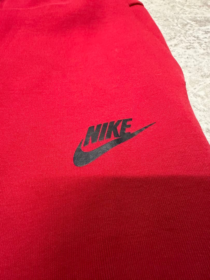 【廃盤旧テック激レア】NIKE ナイキテックフリース　レッド　上下XS