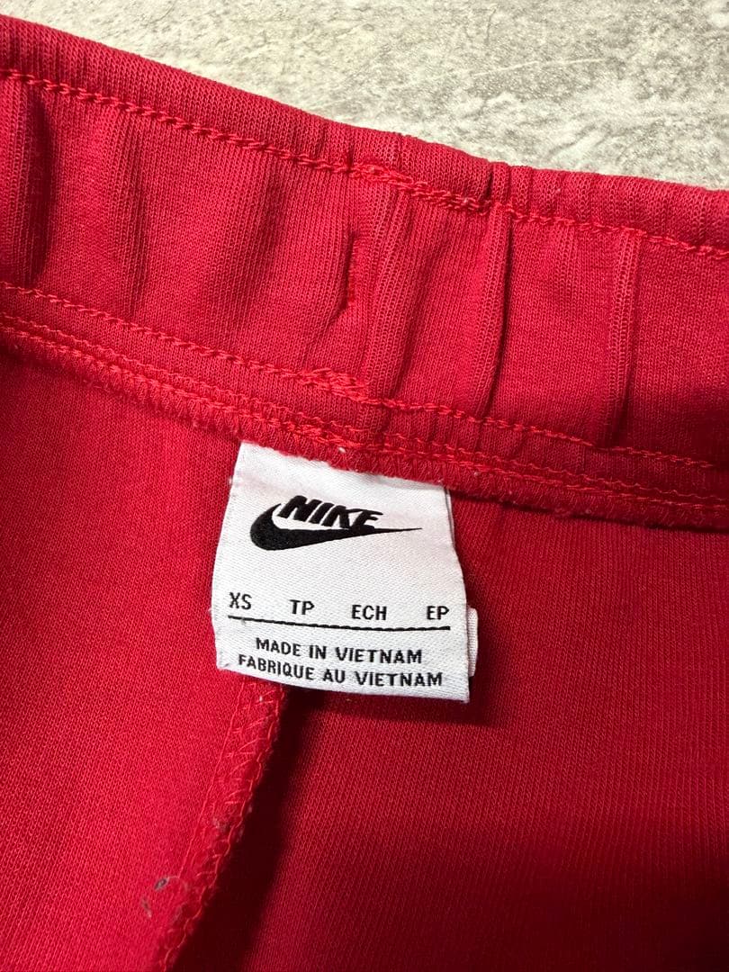 【廃盤旧テック激レア】NIKE ナイキテックフリース　レッド　上下XS