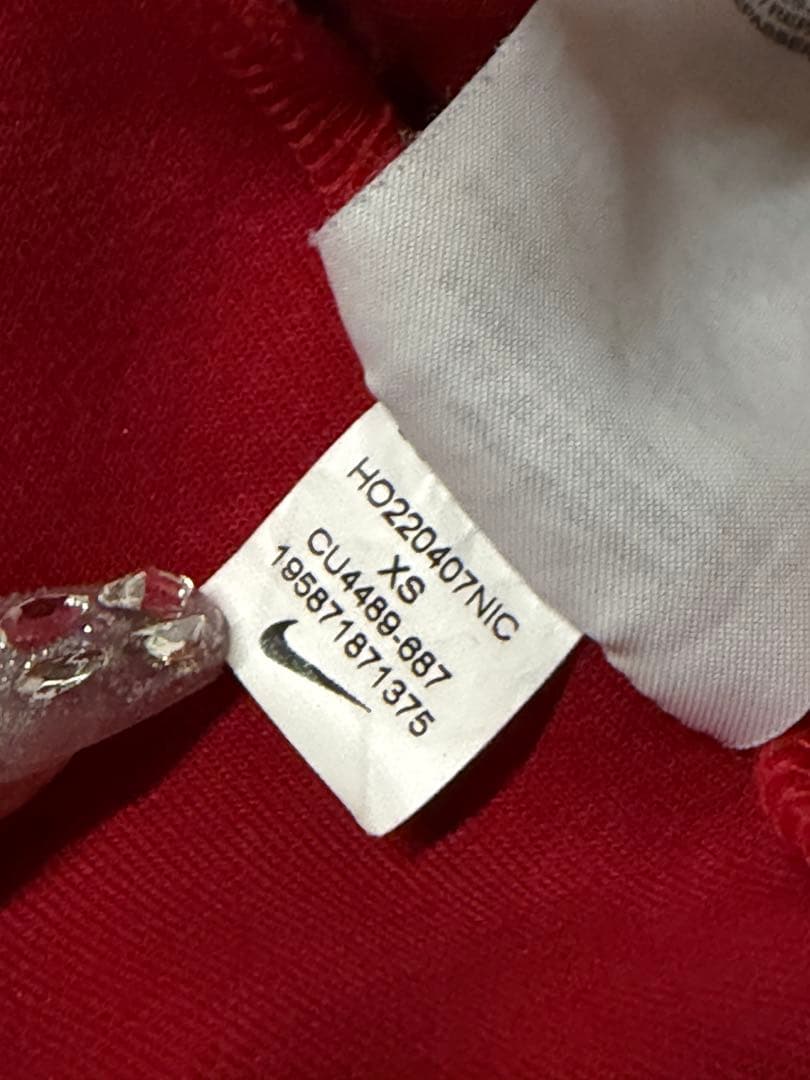 【廃盤旧テック激レア】NIKE ナイキテックフリース　レッド　上下XS