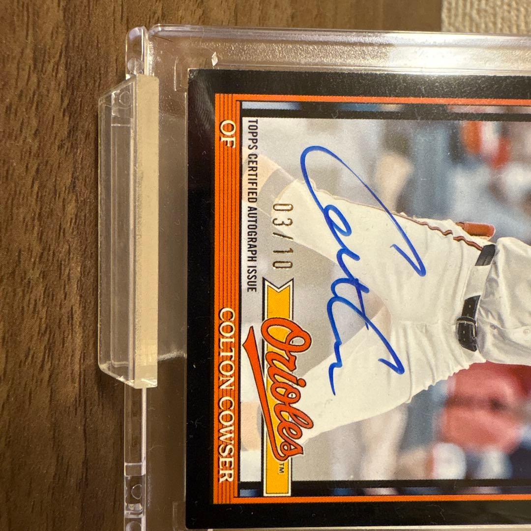 topps2026 COLTONCOWSER サインカード