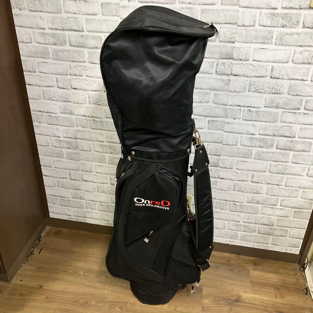 【訳あり】OnreD（オンレッド）ゴルフ キャディバッグ ブラック 5分割