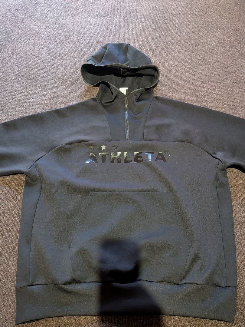 ほぼ未使用！ATHLETA ブラック ジャージ上下　ピステ　セットアップ