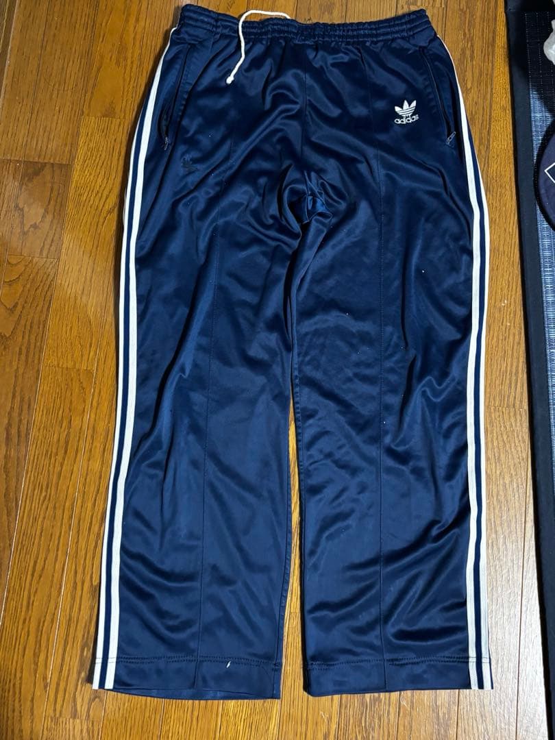 90s adidas vintage ラインパンツ
