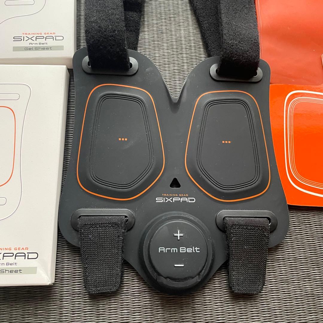 お値下げ中 SIXPAD アームベルト ジェルシート取説付き