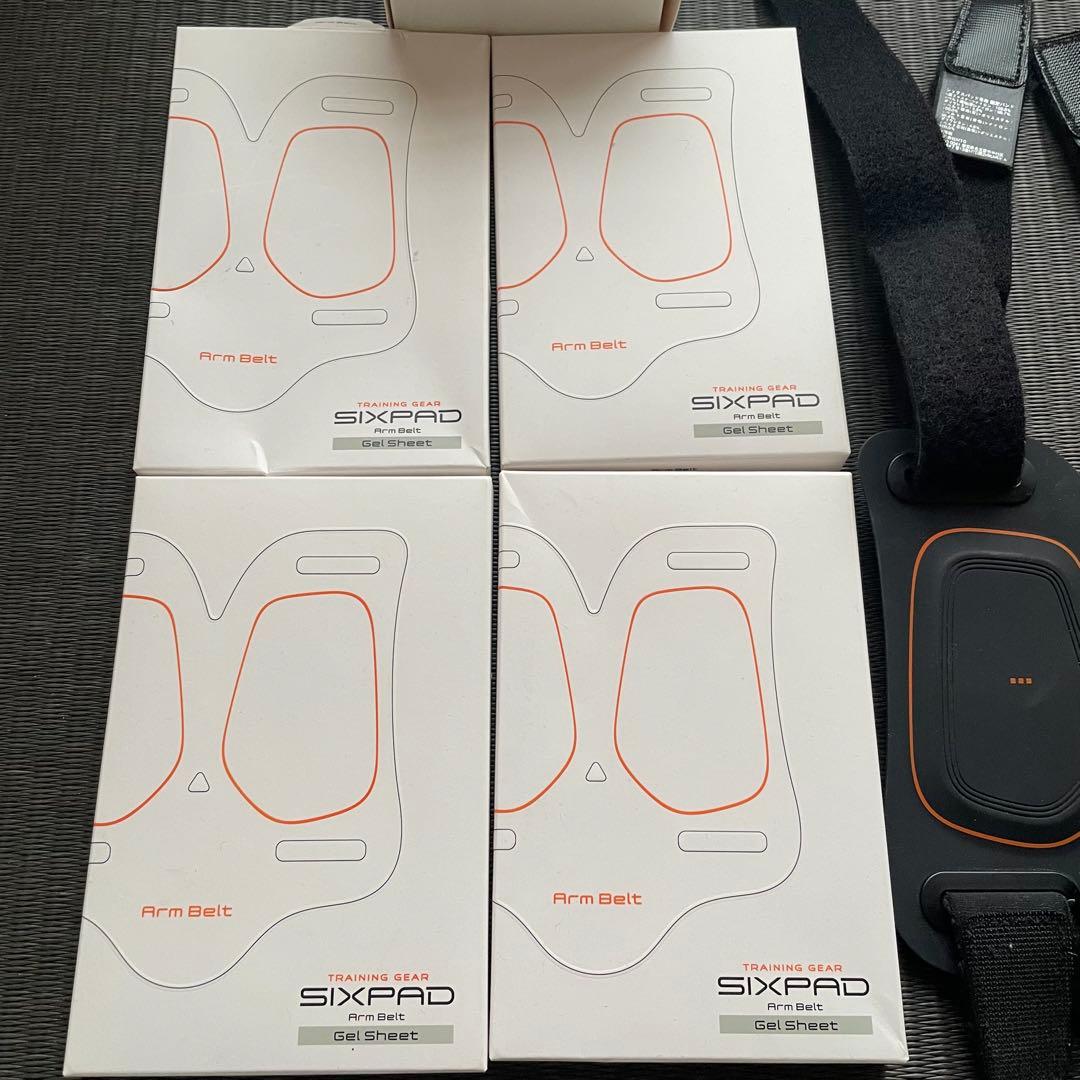 お値下げ中 SIXPAD アームベルト ジェルシート取説付き