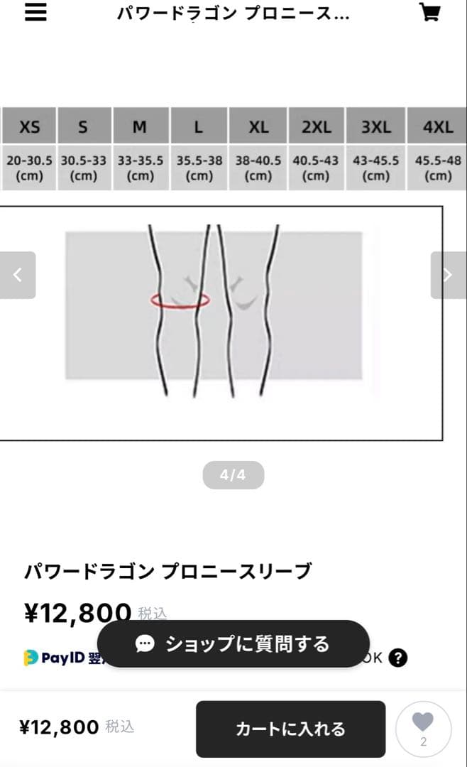 パワードラゴン　プロ　ニースリーブ