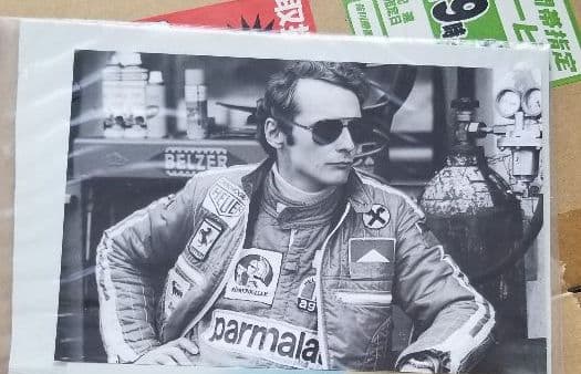 F1、ニキ・ラウダ、直筆サイン、写真