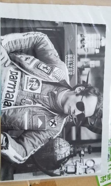 F1、ニキ・ラウダ、直筆サイン、写真