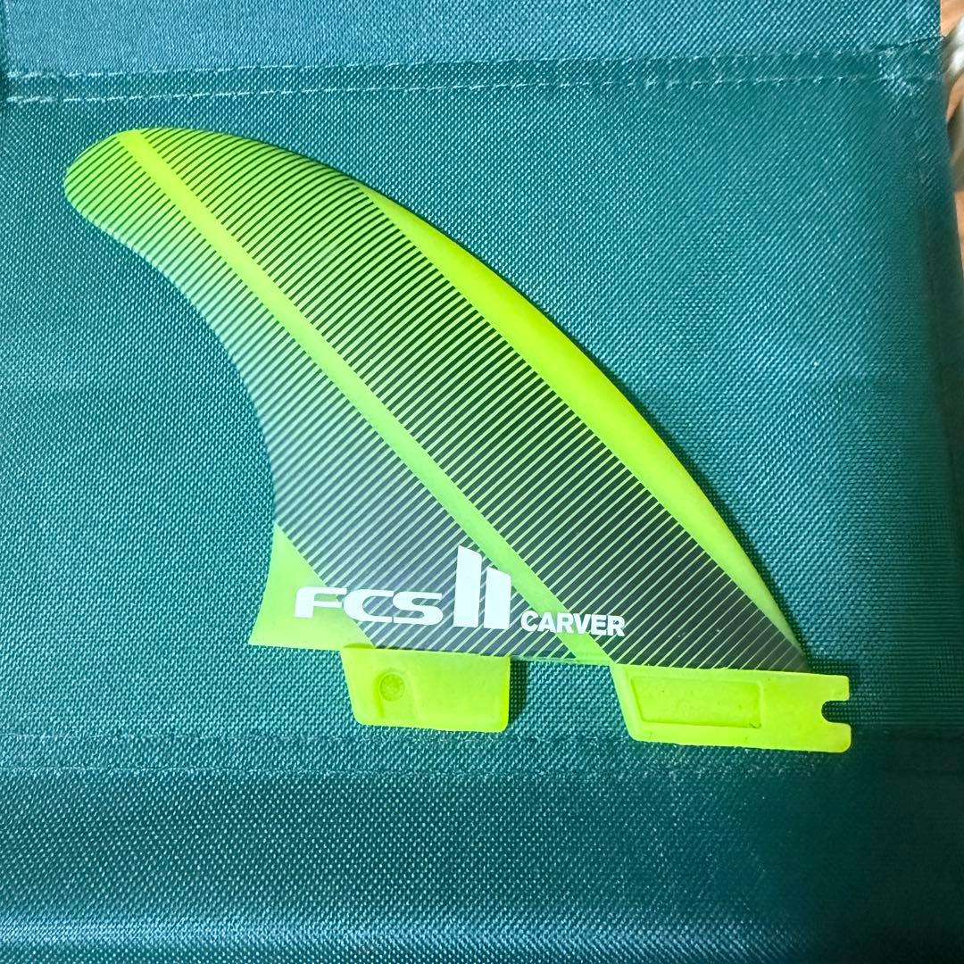 FCS II CARVER フィン 3枚セット グリーン