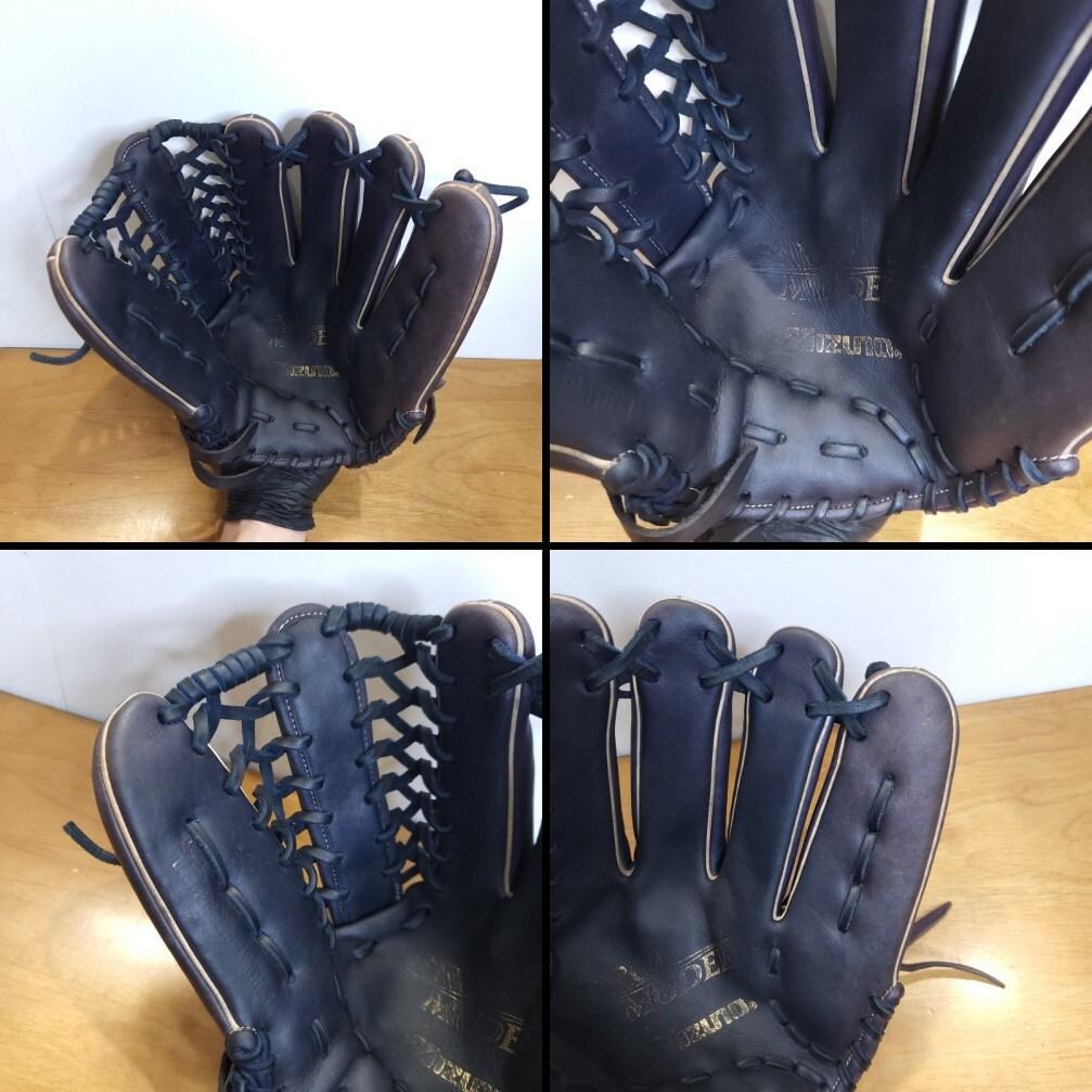 ミズノ イチローモデル ゴールド刻印 Mマークラベル激レア 外野用 軟式グローブ