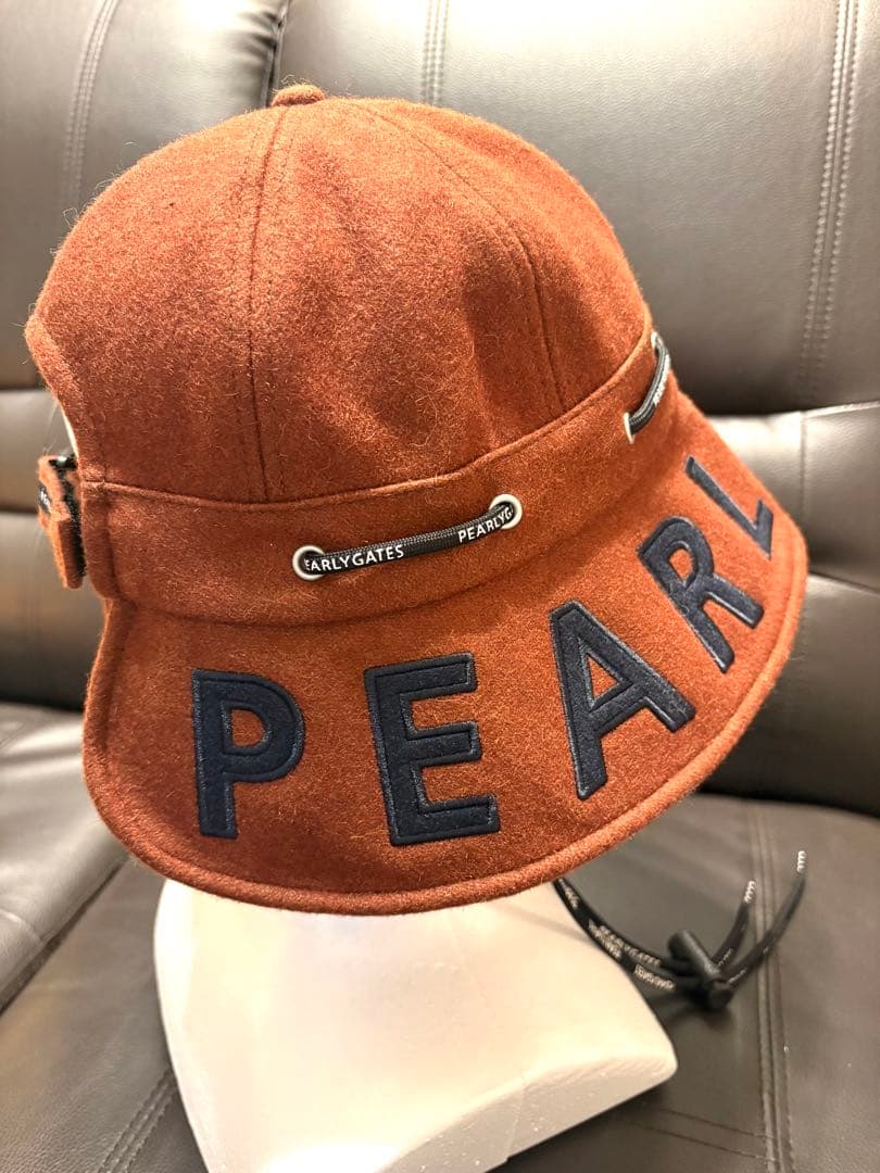 [新品]PEARLY GATES バケットハット ブラウン