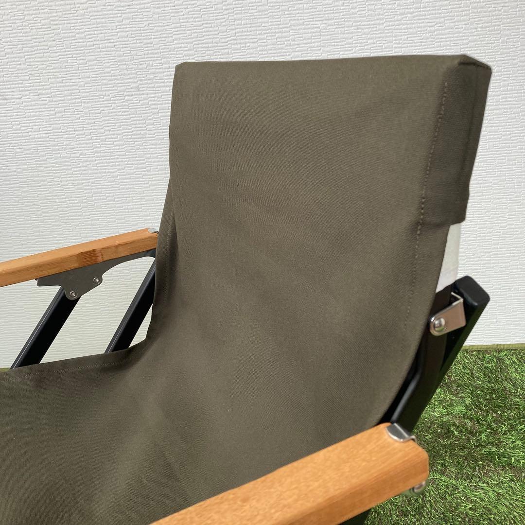 カーキ色 2脚分 ローチェアショート用 シートカバー 8号帆布 スノーピーク