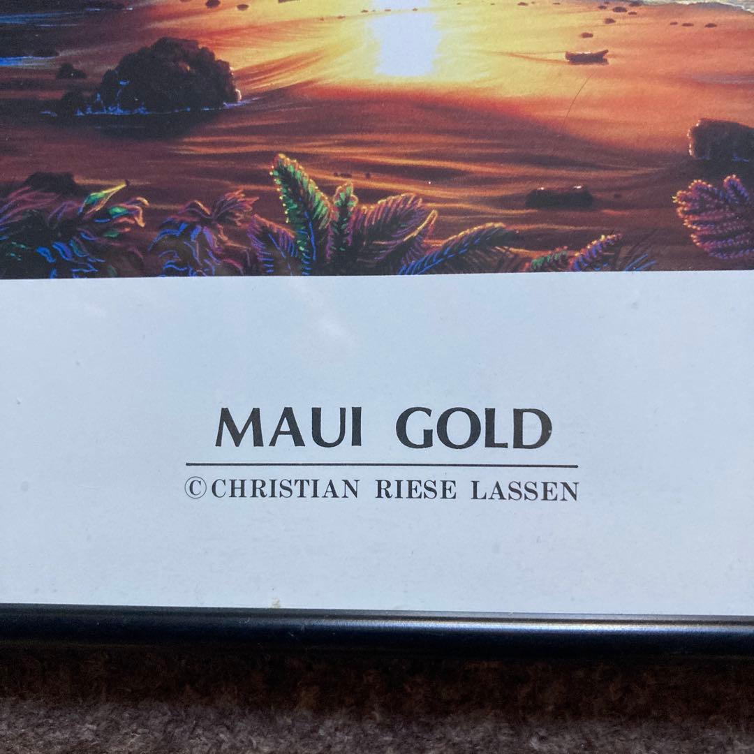 アートプリント ／ クリスチャン・ラッセン ／「 MAUI GOLD 」.2点