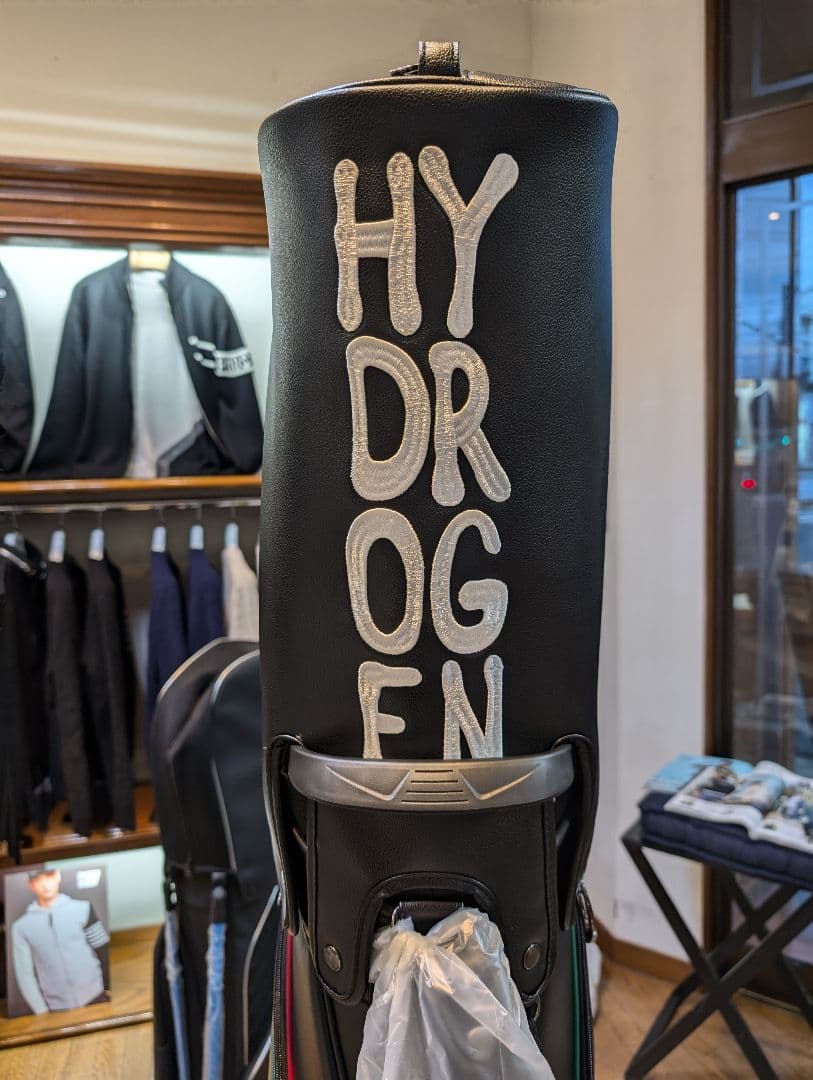 て*お様 HYDROGEN スカルデザイン キャディバッグ