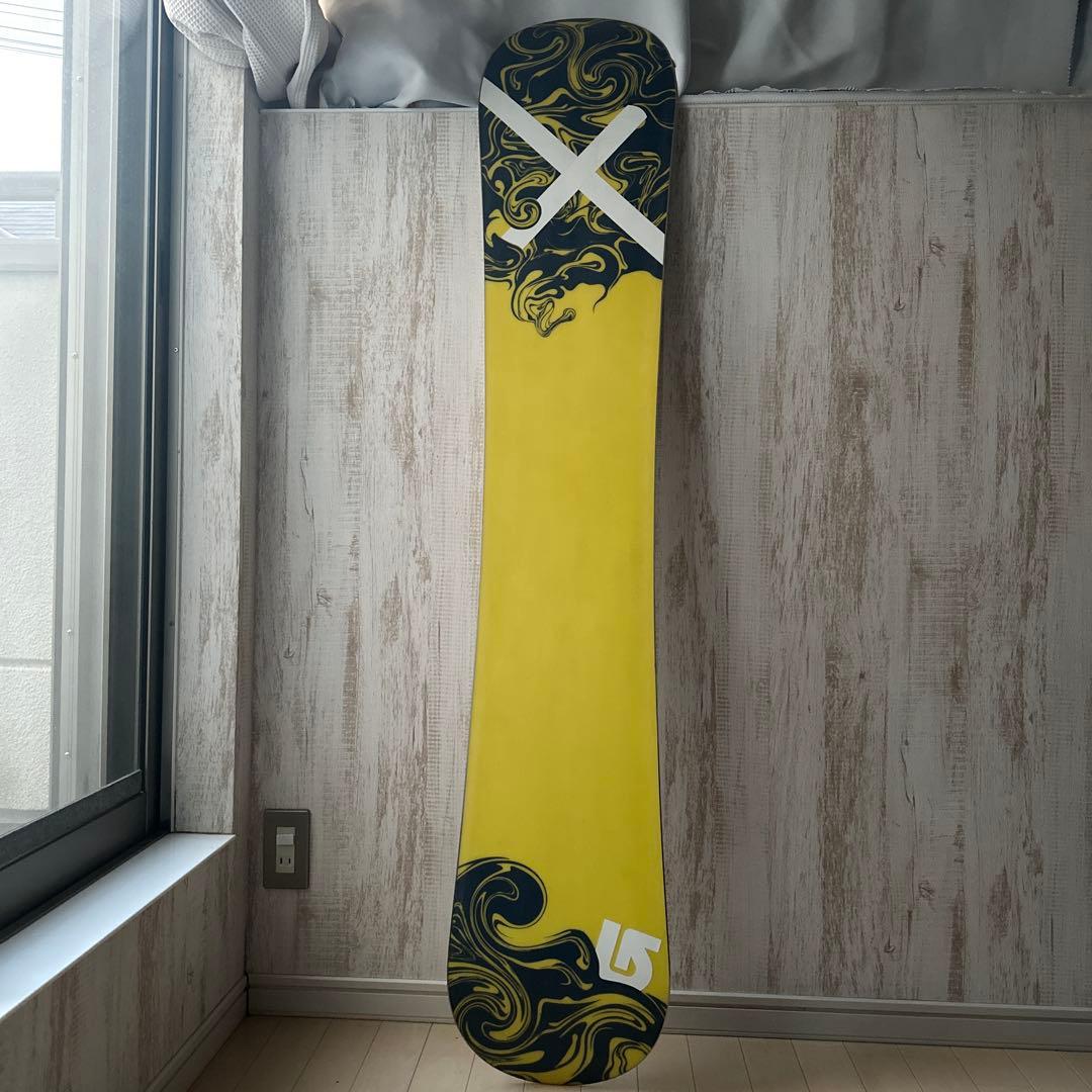 Burton custom x バートンカスタムXスノーボード白