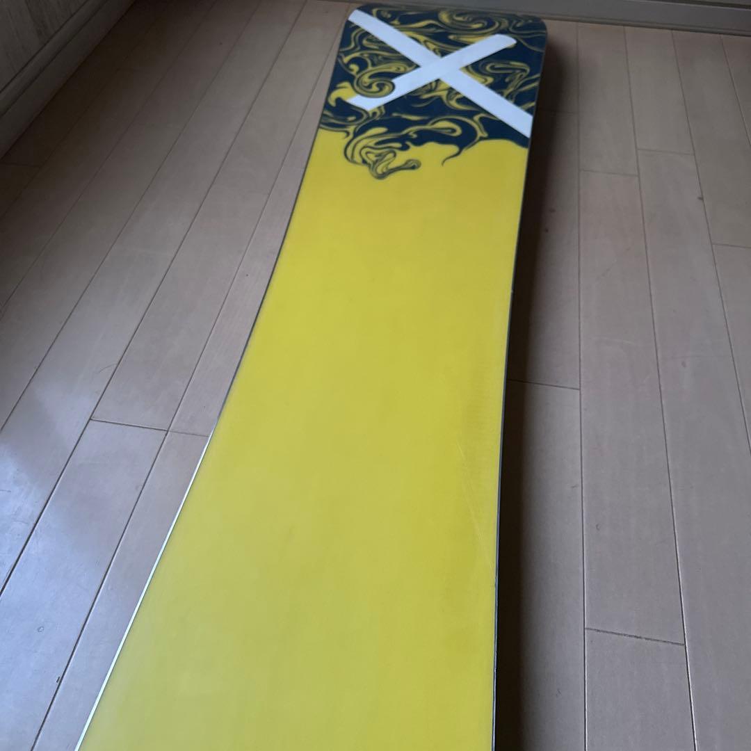 Burton custom x バートンカスタムXスノーボード白