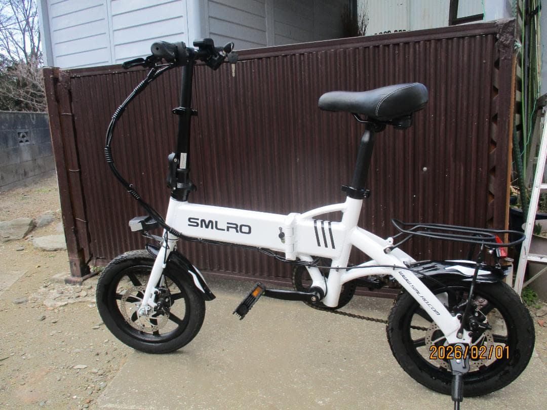 SMLRO 折りたたみ自転車 ホワイト