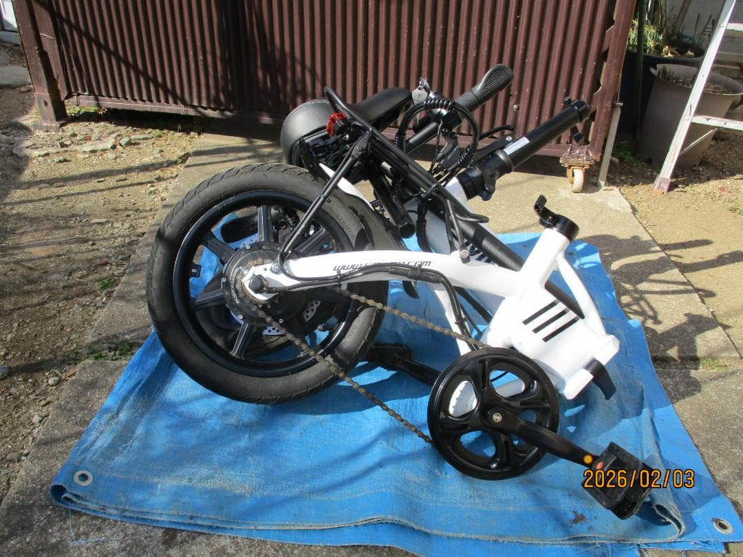 SMLRO 折りたたみ自転車 ホワイト