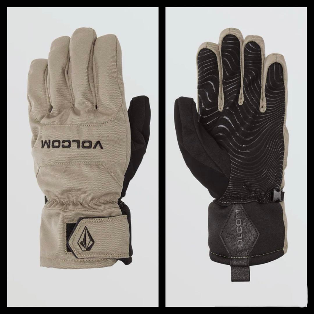 volcom ボルコム スノー グローブ スノボー S ブラウン