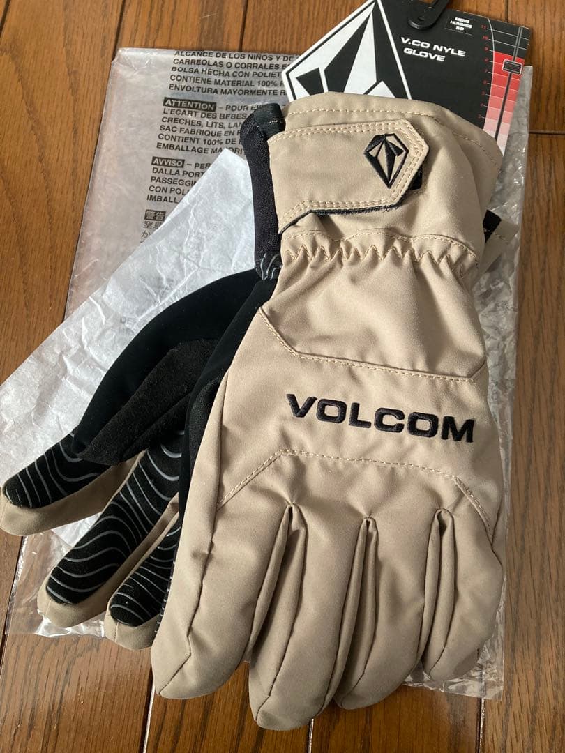 volcom ボルコム スノー グローブ スノボー S ブラウン