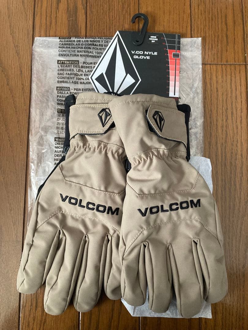 volcom ボルコム スノー グローブ スノボー S ブラウン