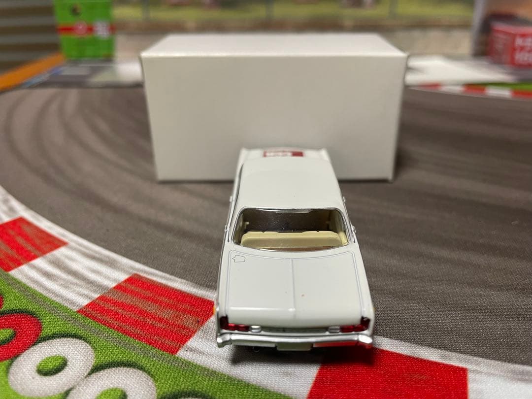トミカLV 糸魚川CCR限定三菱デボネア　サンプルモデルタンポ赤濃い